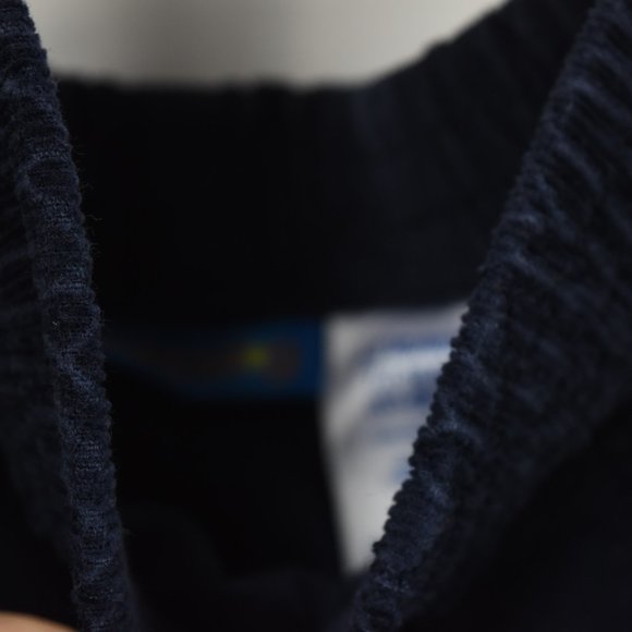 Navy full elasticated waist pull up pants 6-9m - Picture 6 of 7